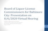 Board of Liquor License Commissioners for Baltimore City ... BLLC Virtual... · Introduction to the Webex Platform •Cisco Webex is the on-line meeting platform that the City of