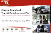 Central Maryland Transit Development Plan Summary.pdf · • New Fixed-Route Bowie Town Center-Crofton-Cromwell Light Rail Station • Additional ADA service to support new route