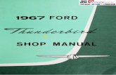 DEMO - 1967 Ford Thunderbird Shop Manual · 2018-05-04 · 1967FORD SHOP MANUAL. This DEMO contains only a few pages of the entire manual/product. \r\rNot all Bookmarks work on the