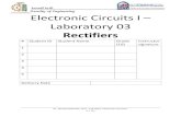 Electronic Circuits I Laboratory 03...Dr. Ahmed ElShafee, ACU : Fall 2016, Electronic Circuits I -2 / 18 - Objectives In this experiment, you will get to know a group of components