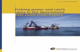 Fishing power and catch rates in the Queensland east coast ... · Department of Primary Industries and Fisheries, Southern Fisheries Centre, Deception Bay, Queensland 4508. QI06051