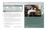 Hospitality - Northern Michigan University€¦ · School Food Administration, Food and Drug Administration, Health Services and cor-rectional facilities, as well as by many businesses