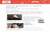Safety Awareness & Poetry Resource - cdn.literacytrust.org.uk€¦  · Web viewWith Alison Cope and Kurly McGeachie. Quick Introduction. This safety awareness poetry resource features