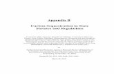 Appendix B Carbon Sequestration in State Statutes and ......Appendix B, page 1 Carbon Sequestration in State Statutes and Regulations STATUTES & REGULATIONS BY STATE 1. Alabama a.