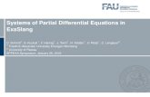 Systems of Partial Differential Equations in ExaSlang€¦ · Data Types for Systems of Partial Differential Equations Point-local vectors and matrices in ExaSlang New data types: