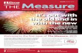 Issue08: Winter 2015 THE Measure - Cirrus Research · New Year’s Resolution: SAVE UP TO 30% Call us on 0845 2302434 Email: sales@cirrusresearch.co.uk Start your 2015 off the right
