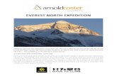 EVEREST NORTH EXPEDITION Tibet trip... · The two "normal ascents" on Mount Everest each offer certain advantages, but also pose their own risks and challenges. Ultimately it should