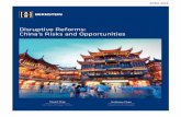 Disruptive Reforms: China's Risks and Opportunities · 2016-05-04 · fiscal stimulus of the global financial crisis. This kept the world’s economic pulse beating by ensuring that