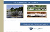 THE UNIVERSITY OF TOLEDO · 2016-08-12 · University of Toledo Medical Center (UTMC) which includes 319 registered beds and provides services to 11,000 inpatient admissions and 205,000