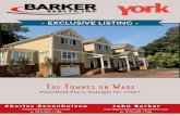 EXCLUSIVE LISTING · Property Overview. OVERVIEW. Barker Realty and York Properties are pleased to present this exclusive sales listing, The ... 2801 Plumfield Place Yes 1735 1,999.00$
