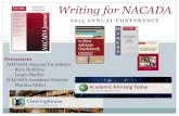 2015 ANNUAL CONFERENCE - NACADA > Homeapps.nacada.ksu.edu/conferences/ProposalsPHP/uploads/...2015 ANNUAL CONFERENCE Writing for NACADA Presenters NACADA Journal Co-editors- Rich Robbins