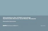 Simulations for STEM Learning: Systematic Review and Meta … · 2020-02-04 · science ma, thematics and engineer, ing in computer-based simulations. The full report includes more