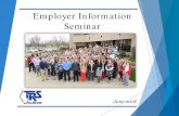 Employer Information Seminartrsil.org/.../2018-Seminar-Presentation_1.pdf · Requirements Must hold valid, registered teaching license. Must be in a position that requires licensure.