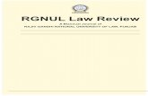 ISSN: 2231-4938 RGNUL Law Review · in India has been explored, a Critical analysis of the Surrogacy Regulation Bill, 2016 and of the Registration of Marriages in India has been made