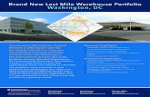 Brand New Last Mile Warehouse Portfolio Washington, DC...Brand New Last Mile Warehouse Portfolio. Washington, DC. Transwestern Mid-Atlantic Capital . Markets is offering for sale the