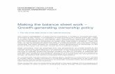 GOVERNMENT RESOLUTION ON STATE-OWNERSHIP POLICY 13.5 · 2016-05-17 · 1 GOVERNMENT RESOLUTION ON STATE-OWNERSHIP POLICY 13.5.2016 Making the balance sheet work – Growth-generating