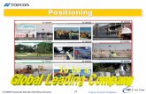 Positioning - TOPCON · FY2008 Financial Results Briefing Session Topcon Investor Relations Basic PolicyBasic Policy Positioning 24 More focus on Emerging countriesMore focus on Emerging