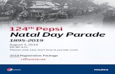 t Pepsi Natal Day Parade747f2f1a5b84038bc071-0fc1bf575c2049c568b1741bba7a6a15.r89.c… · 124 th Pepsi Natal Day Parade Registration th Pepsi Natal Day Parade presented by the Chronicle-Herald.