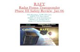 RAFT Radar Fence Transponder Phase III Safety Review Jan 06mstl.atl.calpoly.edu/~workshop/archive/2006/Summer/6-Bruninga-RA… · ¾Provide routine operations in support of MARSGRAMS