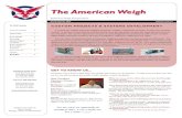 The American WeighThe American Weighamerican-scale.com/wp-content/uploads/2014/06/Fourth-Qtr-2014.pdf · The American WeighThe American Weigh American Scale Corp 3540 ashford Ave