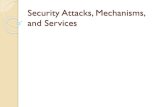 Security Attacks, Mechanisms, and Services€¦ · Security Attack: Any action that compromises the security of information. Security Mechanism: A mechanism that is designed to detect,prevent,or