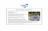 2016 Legacy Newsletter - houstonresults.com · For years, our 10 year plus Legacy runners would pick up their free long sleeved legacy shirts at the EXPO, which became an impossible