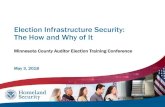 Election Infrastructure Security: The How and Why …...Election Infrastructure SubsectorGCC Federal, state, and local government partners formed the Election Infrastructure Subsector