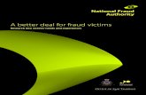 A better deal for fraud victims - Portsmouth …...2009/12/15  · victims of domestic violence, sexual assaults, gun and knife crimes. However, few campaigns have focussed on fraud
