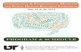 Program & Schedule · Role of graphene in bone tissue engineering (Elkhenany) 45. Wood frogs (Lithobates sylvaticus) may function as superspreaders of ranavirus (P. Reilly) 11:15