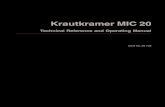 Krautkramer MIC 20 - InstrumartPrerequisites for hardness testing Introduction 1.4 Prerequisites for hardness testing In this operating manual you will find all essential infor-mation