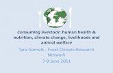 Consuming livestock: human health & nutrition, climate ... · health co-benefits of agricultural GHG mitigation policies • Comprehensive website: see –access to information for