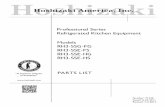 Hoshizaki - Parts TownRH3-SSE-FS RH3-SSE-HG RH3-SSE-HS Professional Series Refrigerated Kitchen Equipment Hoshizaki America, Inc. Number: 71330 Issued: 6-24-2011 Revised: 7-2-2015