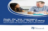 Guide for line managers: Wellness Action Plans (WAPs) · Mind’s Workplace Wellbeing team provides guidance and support for employers on how to implement a comprehensive approach