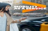 MOBILITY - Accenture · 2019-07-12 · Mobility as a service—digitally-enabled car- sharing and ride-hailing—will be a key driver of growth and profitability in tomorrow’s auto