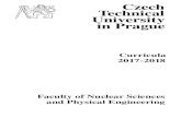 Czech Technical University in gue Pra - cvut.czgeraldine.fjfi.cvut.cz/~bk/links/bk17-18_en.pdf · The Faculty of Nuclear Sciences and Physical Engineering (FNSPE) was established
