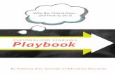 This Playbook belongs to · aspirations we all begin with—in order to create innovative learning environments that foster personalized learning for everyone. It’s the teacher’s