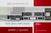 Empower Catalog 2019 Rev1 - MRC GIGACOMP · The World’s Most Capable Ampliﬁ er Designed to stay ahead of the ever increasing complex waveform signal environment, Empower’s Next