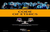CODE OF ETHICS - Quebec · The Code of Ethics is available in print and in electronic format (intranet and website) in both French and English. THE USERS’ COMMITTEE 514-363-3025,