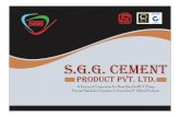 S.G.G. Cement Product Private Limited | S.G.G. …sggrccpipe.com/wp-content/uploads/2015/07/brochure.pdfRCC Pipes Sr. N 0. Class & Type Of Ends Size to 1600mtn 300mtn to 1200mm 100mrn