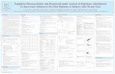 Poster # Population Pharmacokinetic and Pharmacodynamic ......– Akaike information criterion (AIC) – Residual variability – Residual plots – Goodness-of-fit figures RESULTS