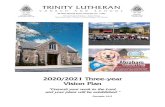 2020/2021 Three-year Vision Plan · (Holy Communion is celebrated at all worship services) CONTACT INFO Trinity Lutheran Church 40 W. Nicholai St. Hicksville, NY 11801 Rev. John Hopkins,