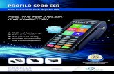 PROFILO S900 ECRprofilos900.com/Profilo_S900ECR_productsheet-EN_v6-1.pdf · Profilo S900 ECR SPECIFICATIONS CPU 400 MHz ARM11 32-bit RISC CPU Communication Default GPRS, 10/100 Base-T