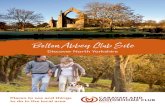 Bolton Abbey Club Site · 2020-01-28 · Bolton Abbey. Visitor’s top tips Within a short drive from site, you will find several National Trust properties and sites, including Goddard’s