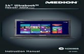 MD 99081 S4216 Aldi AUS Final MSN 4004 3137 Contentdownload1.medion.com/downloads/anleitungen/bda_40043137.pdf · 2012-11-13 · N26968 MSN 4004 3137 14" Ultrabook™ MEDION® AKOYA