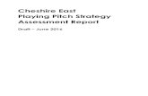 Cheshire East Playing Pitch Strategy Assessment Report Pi… · Pitch Strategy and provides a platform to now consider the level and quality of playing pitch provision that the Council,