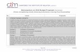 CHARTERED TAX INSTITUTE OF MALAYSIA Memorandum... · CHARTERED TAX INSTITUTE OF MALAYSIA (225750-T) Memorandum on 2016 Budget Proposals --Strengthening Growth, Enhancing Inclusiveness,