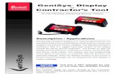 GeniSys Display - Beckett Corp. 2018-11-02آ  Description / Applications The Beckett GeniSys TM Display
