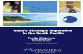 India’s Strategic Imperative in the South Pacific€¦ · India's Strategic Imperative in the South Pacific Opportunities and Challenges Tevita Motulalo Senior Researcher Maritime