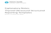 Explanatory Notes: Thyroid Ultrasound Structured Reporting ... · Explanatory Notes: Thyroid Ultrasound Structured Reporting Templates Version 1.0 (February 2020) 2 Version 1.0 (February