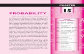eocalgebra.files.wordpress.com · CHAPTER 15 575 CHAPTER TABLE OF CONTENTS 15-1 Empirical Probability 15-2 Theoretical Probability 15-3 Evaluating Simple Probabilities 15-4 The Probability